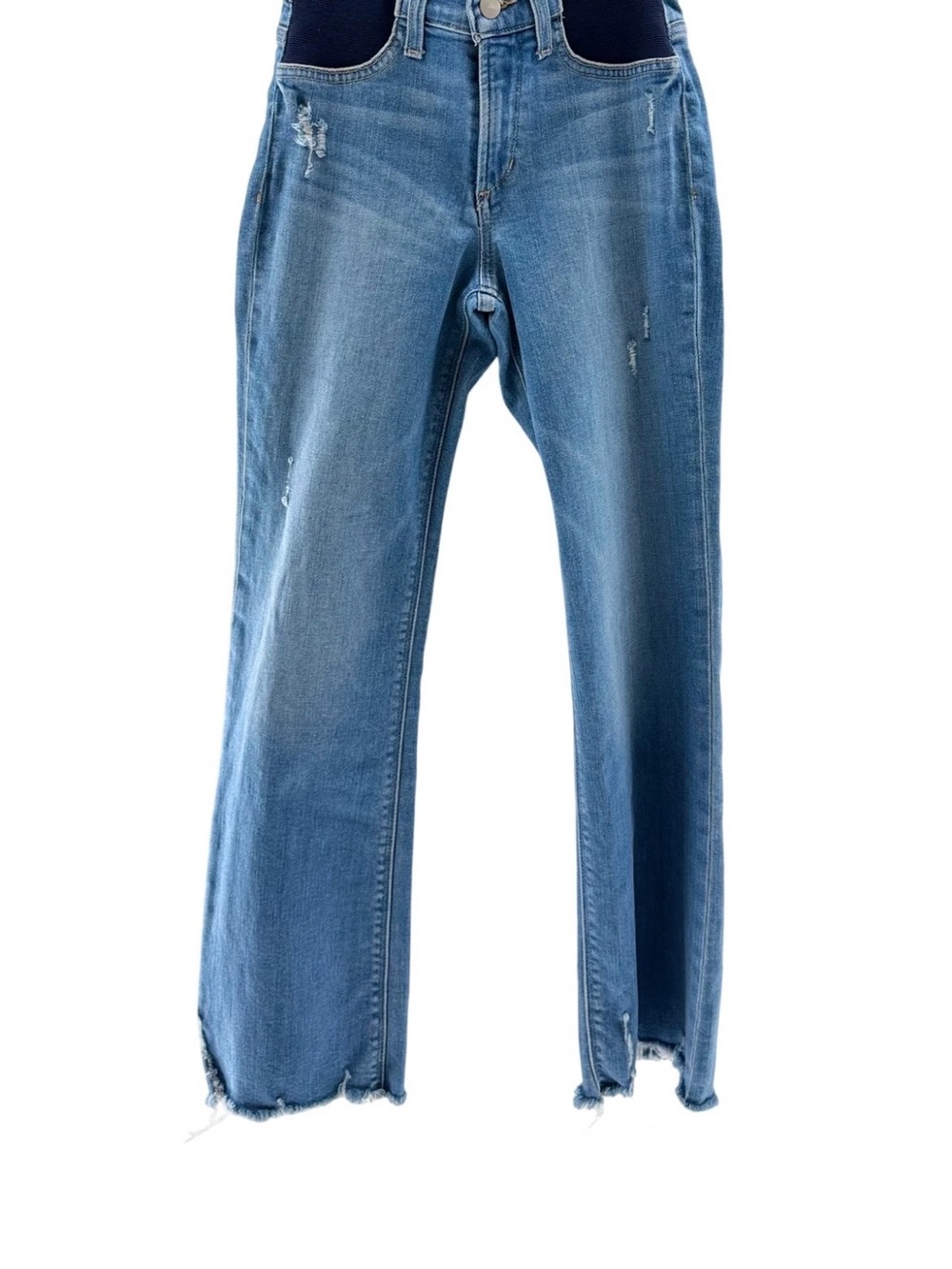 Joe's Jeans Light Blue Distressed Flare Jeans